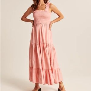 Smocked Bodice Easy maxi dress